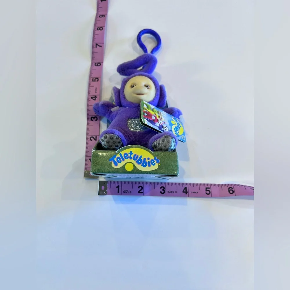 Tinky Winky Purple Teletubbies clip on vintage collectible original packaging